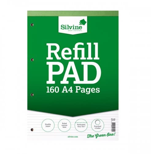 Silvine Refill Pad A4 80LF NF a4rp