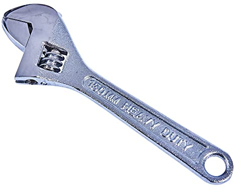 Amtech – 6'' Adjustable Wrench, Robust Steel Body, Ergonomic Grip, Plumbing Applications (20mm)