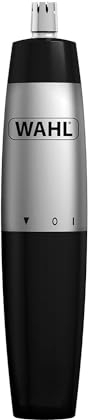WAHL 5642-135 Batterie-Präzisionstrimmer für Nasen und Ohrenhaare, Schwarz