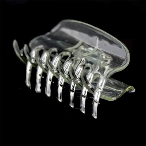 2Stk Haarkralle ca 6cm lang in kristall - Made in Germany - WeLoveBeads