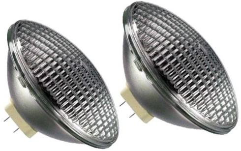 2 x lampadine PAR 56 230 V 300 W.