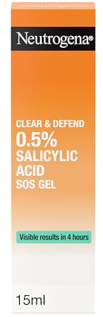 Neutrogena Clear & Defend SOS Gel con 0,5% de ácido salicílico, 15 ml