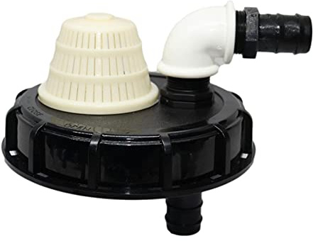 Tankdeckel Kunststoff für IBC Deckel Verschlussdeckel mit Belüftung 163mm zum Nachfüllen, für IBC Cap Wassertank Zubehör Adapter Kappe