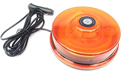 LED Warnleuchte Rundumleuchte Rundumkennleuchte 48 LED ECE R65 E9 12V 24V Magnet