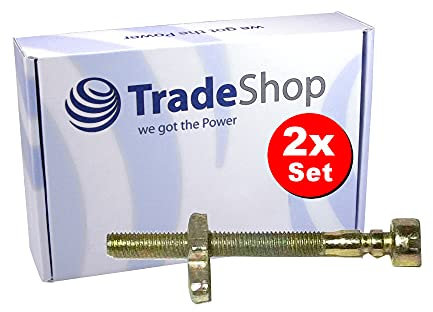 2 x replacement tension screw/screw/chain tensioner 55 m M5 for many Husqvarna chainsaws such as 36 41 136 137 141 replaces 530016110 530015826