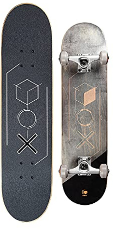 RAM Skateboard Komplettboard Holzboard Kinder Erwachsene Ahorn Funboard ABEC-9 Signo Concrete