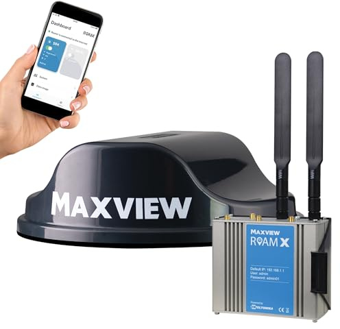 Maxview Roam X MXL051/G 5G ANTENNE WiFi System FÜR UNTERWEGS INTERNE, Grau