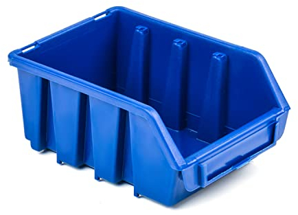botle 30 Stk Sortierboxen Lagerboxen Stapelbox Werkstatt-Stapelkisten Sichtlagerkasten Box Blau 16x11,5x7,5cm Sortierkasten Kunststoffboxen