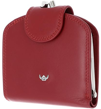 Golden Head Leder Geldbörse Polo RFID Protect Bügelbörse 2048 Rot dunkelrot