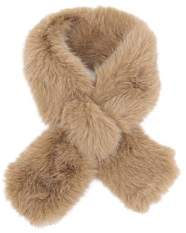 QUEEN HELENA Bufanda de Invierno Cálida de Color Liso para Mujer SC205 camel, Talla única