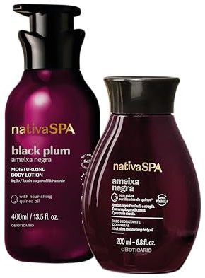 O Boticário | Nativa SPA | Ciruela Negra | Pack Loción 400ml + Aceite 200ml