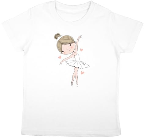 Bügelbild Schulkind BALLERINA Aufbügelbild Kinder Textilien (A5)