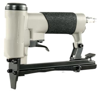 quetwef Oil-Free Pneumatic Staple Gun Heavy-Duty Stapler N7116 22 Gauge 71/16 Pneumatic Upholstery Stapler Gun 3/8 Air Stapler 6-16mm Length Staples