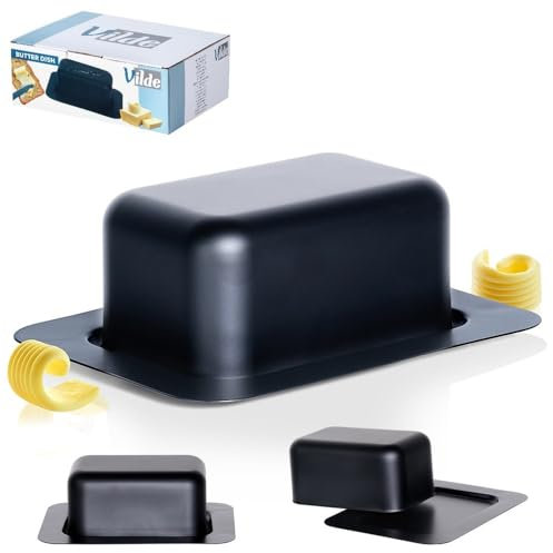 Vilde Beurrier avec couvercle en acier au carbone noir – Beurrier – Beurrier – Beurrier – Beurrier – Beurrier – Beurrier – Beurrier – Beurrier – Distributeur de beurre