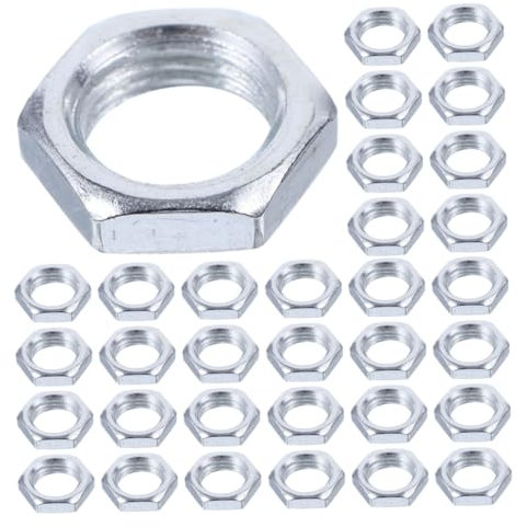 iplusmile 200piezas Tuerca Para Lámpara Autoblocante Tuercas De Ferretería Hexagonales Reparación Para Bricolaje