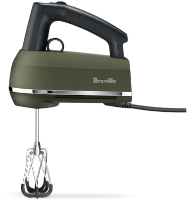 Breville BHM800OLT Handy Mixer for Baking, Olive Tapenade
