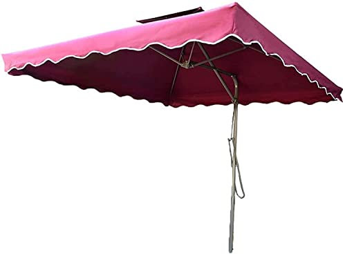 HUIBBGO Ombrellone da Giardino per Esterni, 2,5 * 2,5 m, Quadrato, a sbalzo, con Protezione Solare a Base Incrociata per Esterni/Giardini/balconi/Patio, Tenda da Sole
