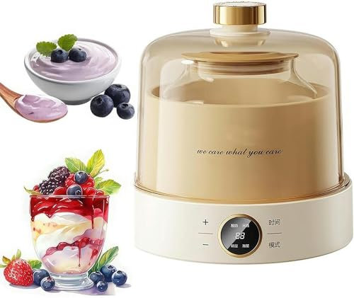 XSDAJSD Máquina de fermentación Inteligente para el hogar, yogurtera automática de 15 W con Control de Temperatura Constante y Temporizador, para Preparar natto, Vino de arroz, Helado y Queso.