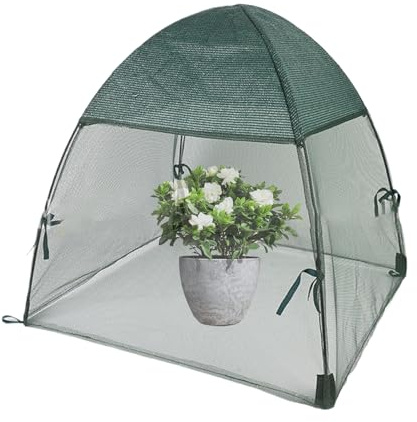 Serre à tomates pour extérieur, Petite Tente Mobile pour , Housse de Culture pour légumes, tomates et Fleurs, abri de Jardinage pour Jardin, terrasse, ou Jardin, 56 x 56 x 56 cm