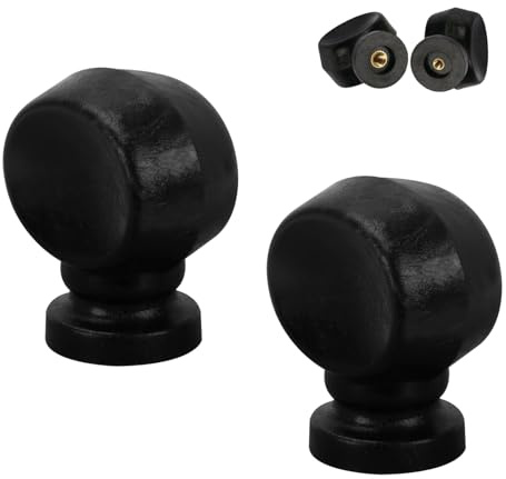 P08-035 Fry Pan Lid Knob Replacement for Farberware Pot and Pan Lid, Fits for Farberware Fry Pan, Skillet, Saucepan, Cooking Pot, Saute Pan Lids, Fits on an #8-32 and 10-32 Threaded Stud- 2 Pack