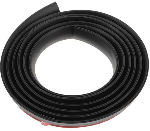 HAPINARY Tira de Sellado de Goma para Parabrisas Delantero de Coche, Fácil Instalación, Reducción de Ruido, Color Negro, Accesorio para Automóviles