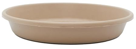The HC Companies Akro-Mils Soucoupe en Plastique pour Pot de Fleurs, pour l'extérieur et l'intérieur, Design Traditionnel pour l'évacuation de l'eau, Durable et élégant, 40,6 cm de diamètre, grès