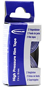 SCHWALBE Klebefelgenband 1 Paar 2 mx18mm 2er-Set+Ventilloch ca.30g 880015 4026..