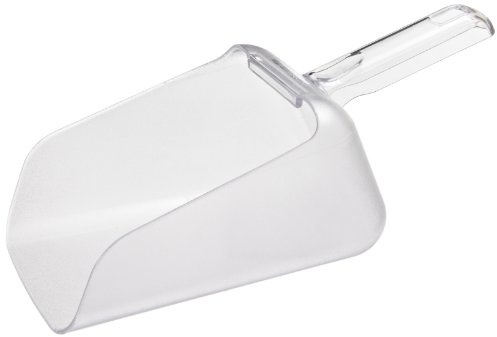 Rubbermaid Commercial Products Bouncer Contour Scoop for Ingredient Bins, 64-Ounce, Clear, Restaurant/Kitchen Food Service Supplies for Ice/Animal Feed/Grains/Sand