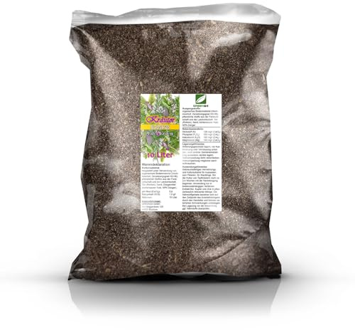 Kräutererde 10 Liter - organisches Pflanzsubstrat für Kräutergarten, Küchenkräuter, Balkon & Topf. Nährstoffreiche Erde für Basilikum, Petersilie, Thymian, Minze & mehr - Profi Linie Substrat