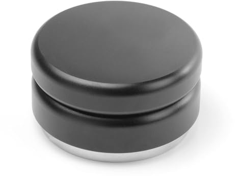 HENDI Kaffee Tamper, Espresso Tamper, Barista Tamper, Zum festdrücken des Kaffeemehls, Höhe einstellbar, ø58x(H)35mm, Edelstahl/Aluminium
