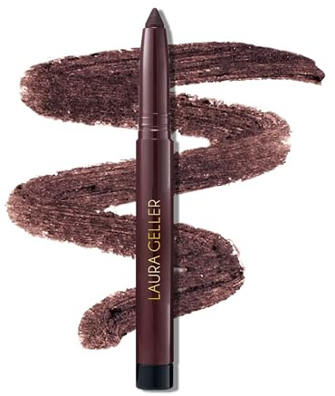 LAURA GELLER NEW YORK Longwear Kohl Kajal Eyeliner Pencil (Smoky Amethyst Kohl) Hydrating & Vibrant Eyeliner Pencil With Built in Sharpener For Expert Precision, Glides On Effortlessly