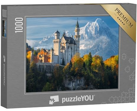 puzzleYOU: Puzzle 1000 Teile „Schloss Neuschwanstein, Bayern“ – aus der Puzzle-Kollektion Schloss Neuschwanstein
