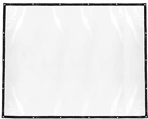 Plcnn Lona transparente de 2 x 2,5 m, impermeable, a prueba de polvo, con ojales, lona de jardín, cubierta de plantas para patio, toldo, suministros de muebles al aire libre