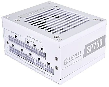 Lian-Li SP750 W 80+ Or, Couleur Blanche, Facteur de Forme SFX Performance - SP750 Blanc