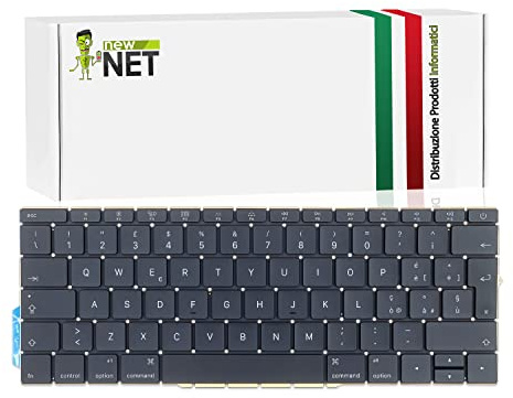 new net Keyboards - Tastiera retroilluminata Compatibile con Notebook Mac Book PRO 13 MLL42LL/A A1708 3164 2978 14.1 MPXQ2LL/A 13.1 A1708 Late 2016 A1708 Mid 2017[ Layout ITA - Senza Frame ]