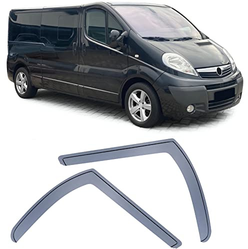 Windabweiser Regenabweiser Windschutz Schwarz kompatibel mit Opel Vivaro E7 F7 J7 01-14