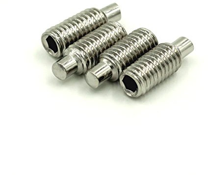M8 Gewindestifte mit Innensechskant und Zapfen, Edelstahl, 10 Stück (M8 x 25 mm)