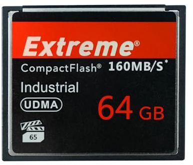 Extreme 64GB Compact Flash Memory Card, High Speed CF Card for Professional Photographer, Videographer, Enthusiast