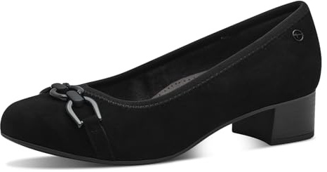 Tamaris Tamaris Comfort Damen Bequem pumps för dam, Svart mocka, 40 EU