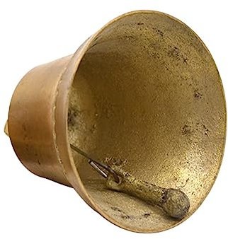 KONTONTY Glockenornamente Aus Kupfer Vintage Hängeanhänger Klarer Klang Robustes Metall Filigrane Optik Stilvolles Design Leichtgewichtig Für Zuhause Oder Büro