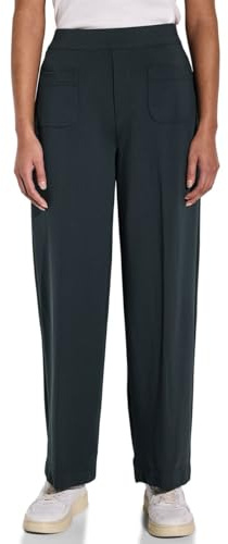 STREET ONE A378899 Pantalones de Pierna Recta, Verde Oscuro, 46W / 28L Mujeres