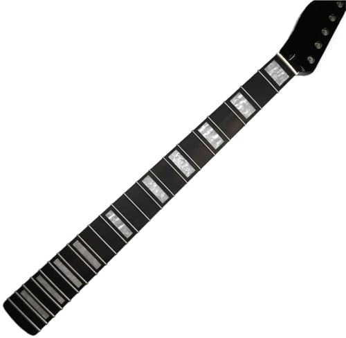 Gitarrenhals Ersatz Reverse Head Gitarre Ahorn Hals 22 Fret Palisander Griffbrett Block Inlay DIY Teil