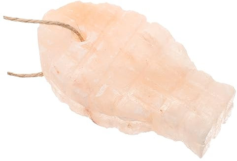 VANZACK Salzleckstein Für Kaninchen Salzziegel Aus Natürlichem Material Lecksalzblöcke Für Kleine Haustiere Salzblöcke Am Seil Für Hamster Und Ratten