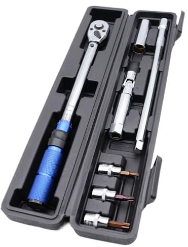Generico Set Chiave Dinamometrica | Set Chiavi Dinamometriche ad Alta Precisione - Strumento Antiscivolo Ergonomico Innovativo Antifatica per Ruote Bici e Pneumatici