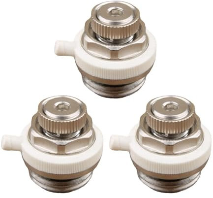 CQEAZ 3 x automatische Entlüftungsventile, 1,27 cm, 1,9 cm, Heizkörper-Entlüftungsventile, Heizkörper-Zugangsventile
