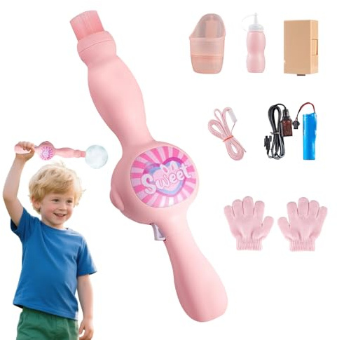 Bunte Rauchblasenmaschine, Blasenherstellung Nebelstab, interaktiver Nebelblasenmaschine, Bubble Machine für Kinder, Blasenblasen des Herstellers mit lebendigen Effekten für Kinder