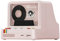 Fsjun X20 Retro Bluetooth Speaker with Vinyl Record Look, Hi-Fi Stereo Sound, 5 Light Modes, Scent Pad Slot, BT 5.0/AUX/TF Card Support, Vintage Home Music Player, 4 Stickers Included (Pink)