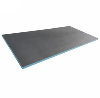 Erfu Panneau de construction XPS - 2 pièce 1200x600 mm (=1,44m²) | Plaque de Construction Étanche pour Salle de Bain et Toilette | Isolation Mur et Sol (Gris, 1200x600x6mm)