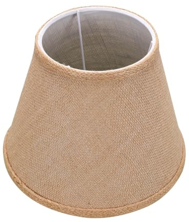 Alipis Paralume di Iuta E27 per Lampada da Tavolo e da Terra Coprilampada Resistente Naturale Illuminazione Decorativa per Soggiorno e Camera da Letto