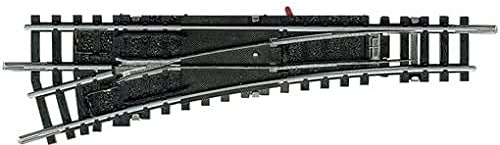 Minitrix 14938 - Manuelle Handweiche Links – Radius R4 15° - Detailgetreue Modelleisenbahn-Zubehör - Hohe Qualität und Präzision - Spur N